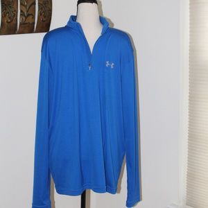 Under Armour, quarter zip  heat gear long sleeve shirt